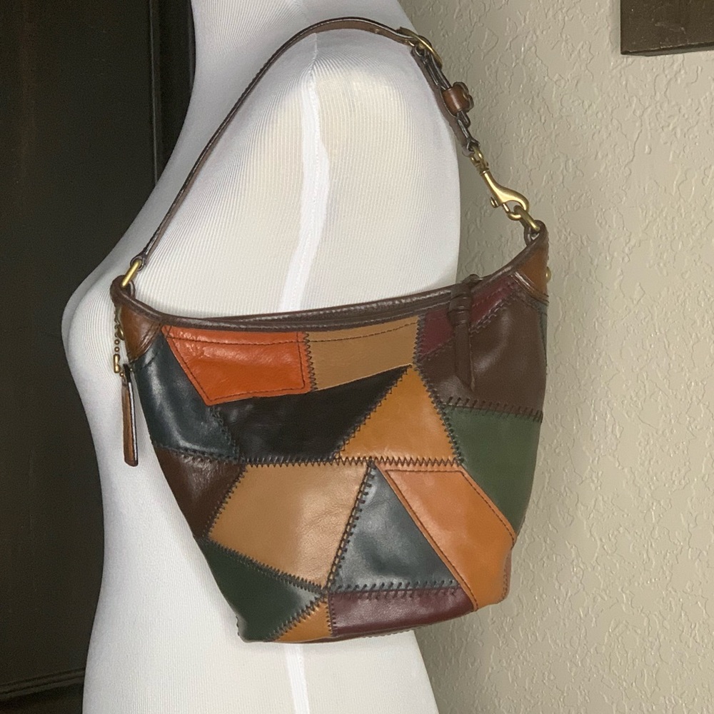 Coach PATCHWORK Mini Bleeker Tote LIKE NEW